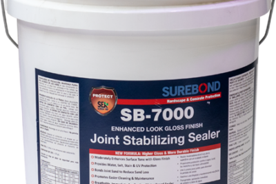 bucket of SB-7000 joint stabilizing sealer