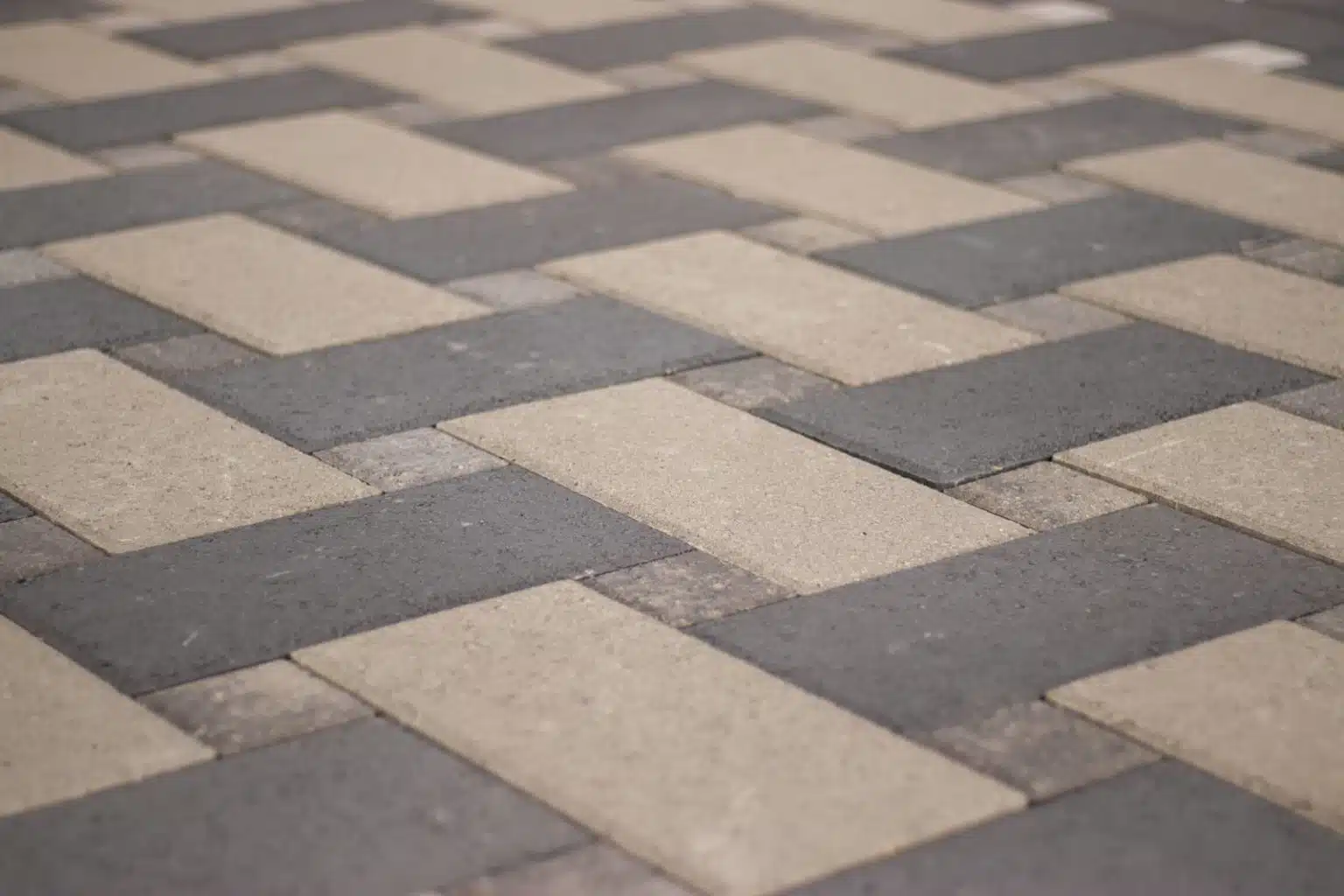 Double Park Concrete Paver Charcoal Pewter Blend patio