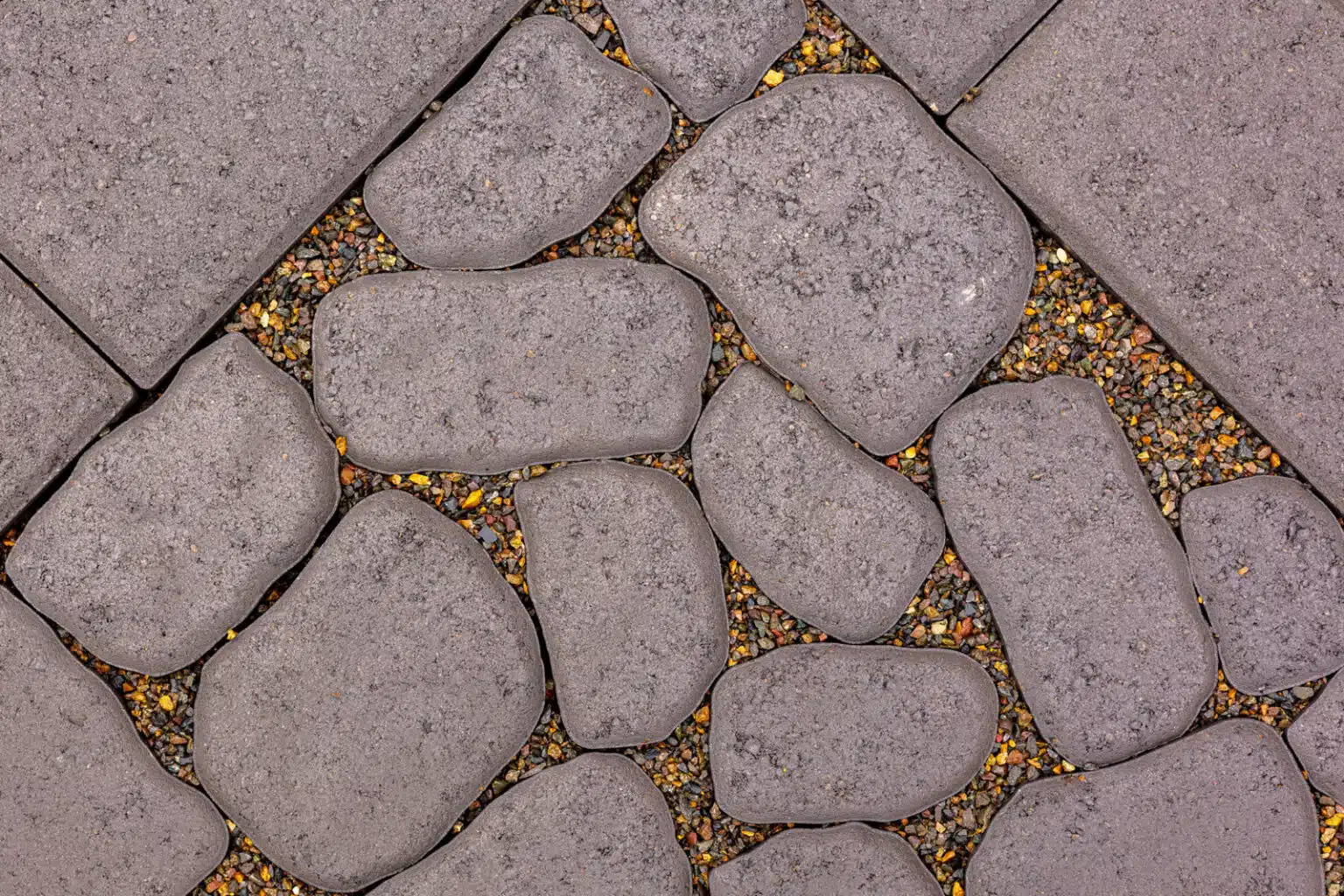 Roma Stone Charcoal Color Concrete pavers Layer