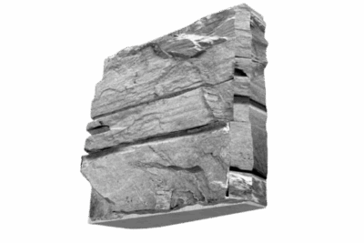 Magnum Stone Standard End Cap Corner Block Pewter