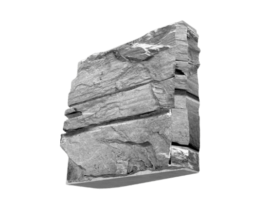 Magnum Stone Standard End Cap Corner Block Pewter
