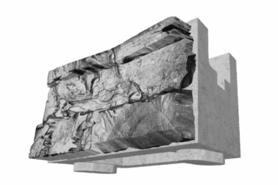 Magnum Stone Standard Block Pewter