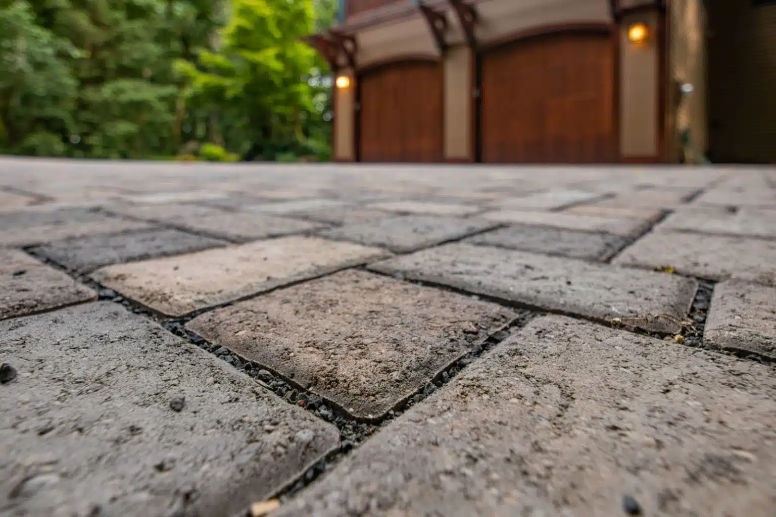 Camino Ecogreen Jamestown Color Paver driveway